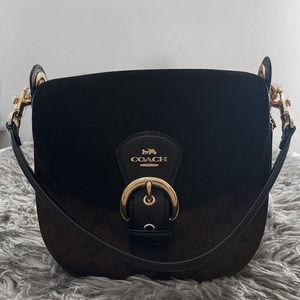 NWT Coach Kleo 23 Shoulder Bag in Signature Canvas
